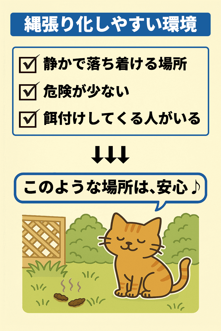 縄張り化