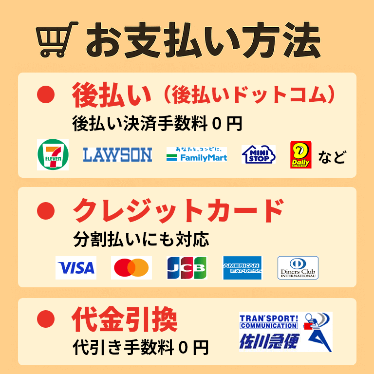 お支払方法